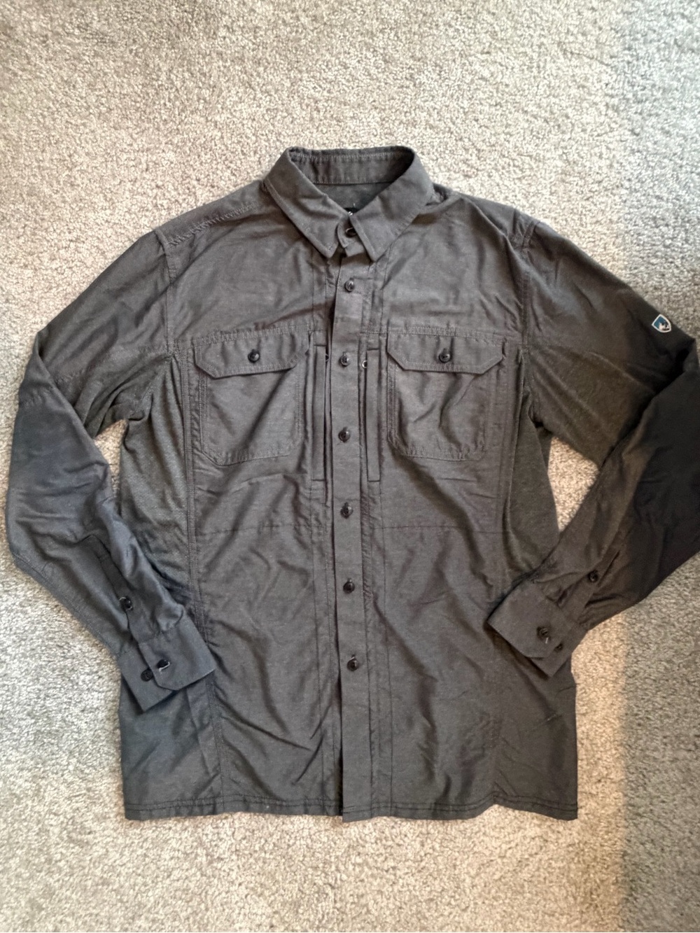 Kuhl Men's Dark Gray Lightweight Shirt Jacket